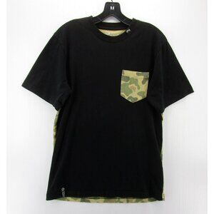 LRG Shirt Small Green Pullover Camo Pocket Tee Premium Fit Hip Hop